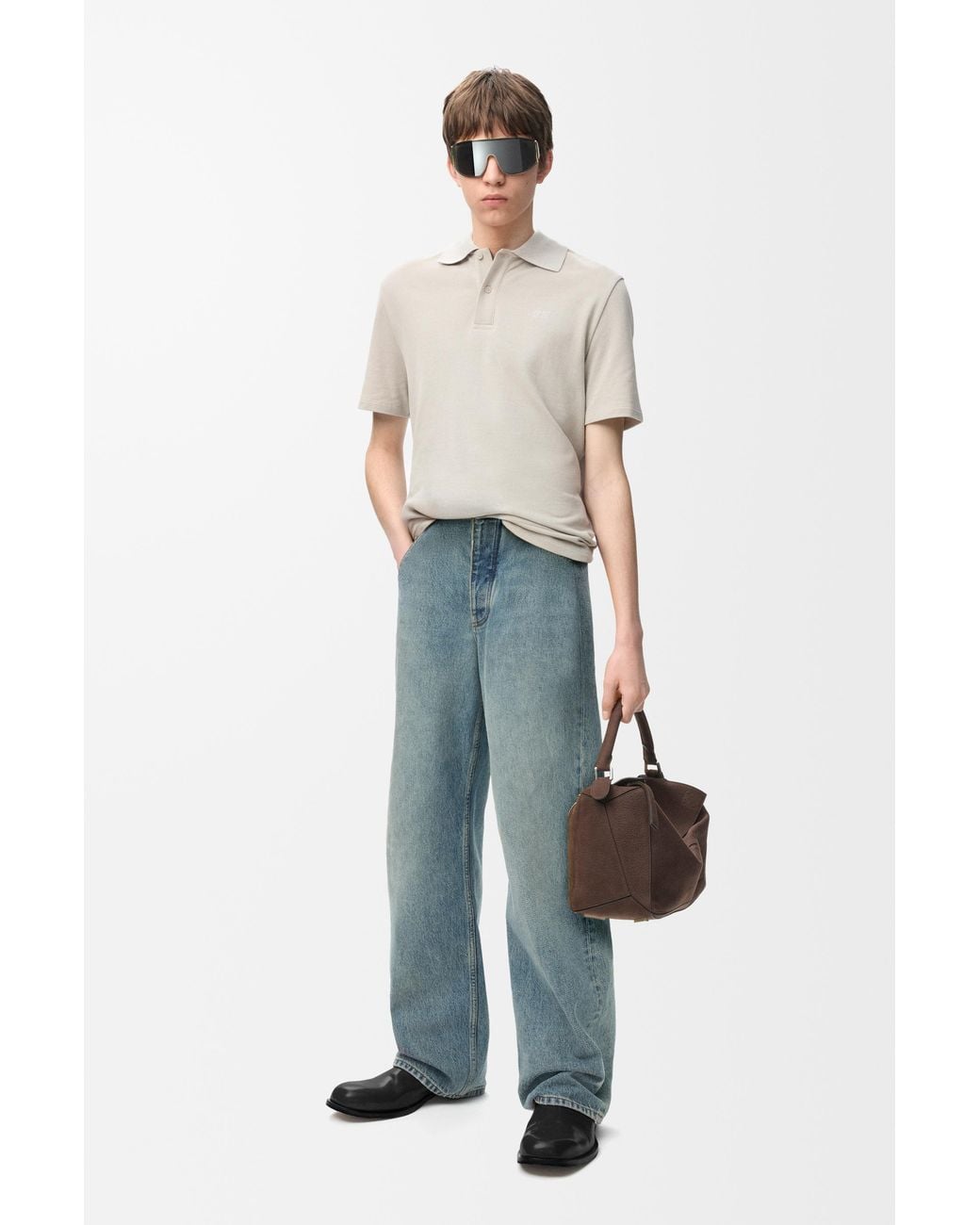 Loewe White Polo for men