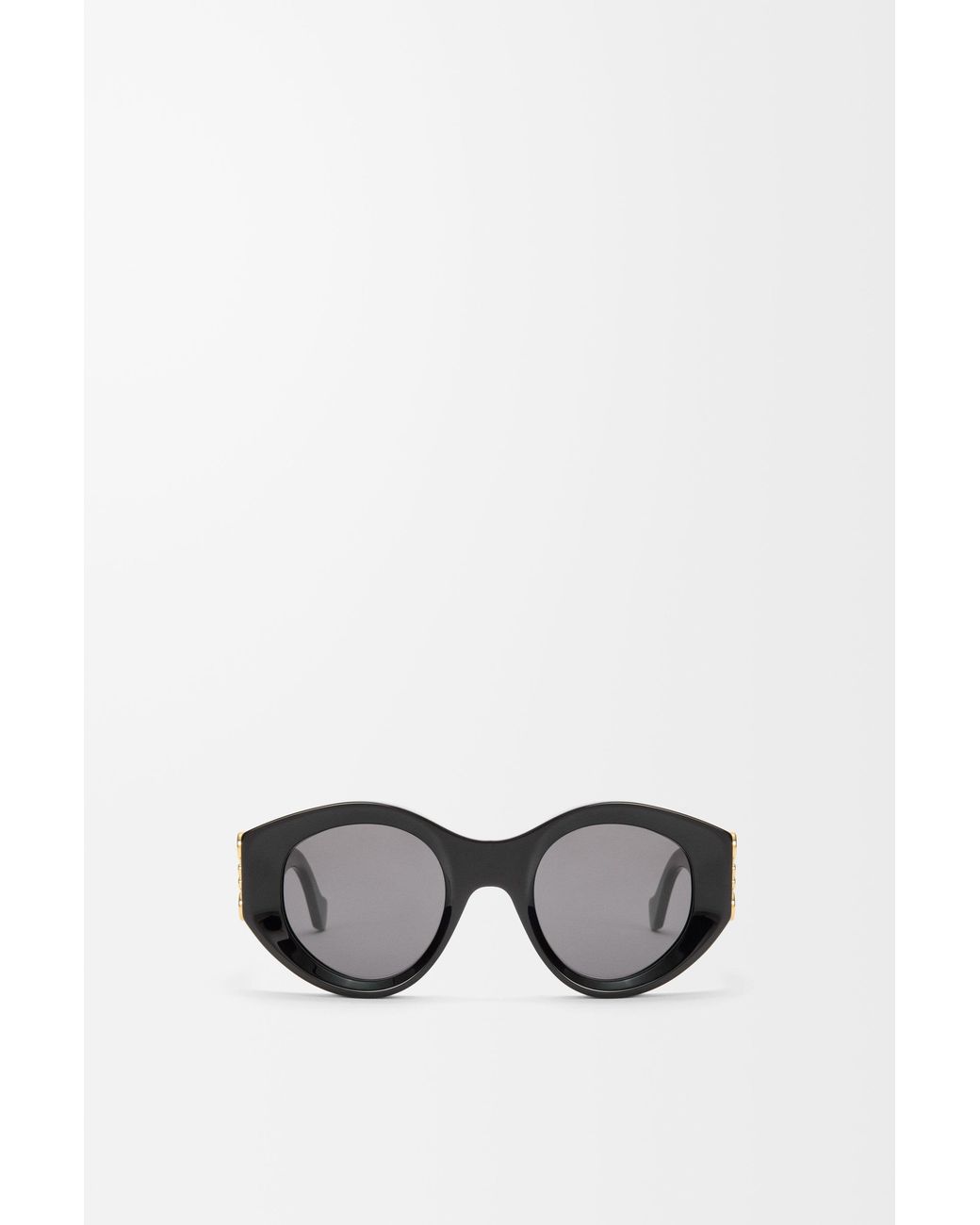 Loewe Black Maxi Anagram Butterfly Sunglasses For