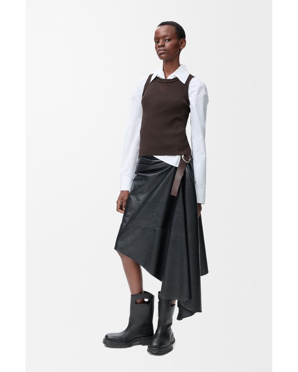 Loewe White Anagram Tank Top