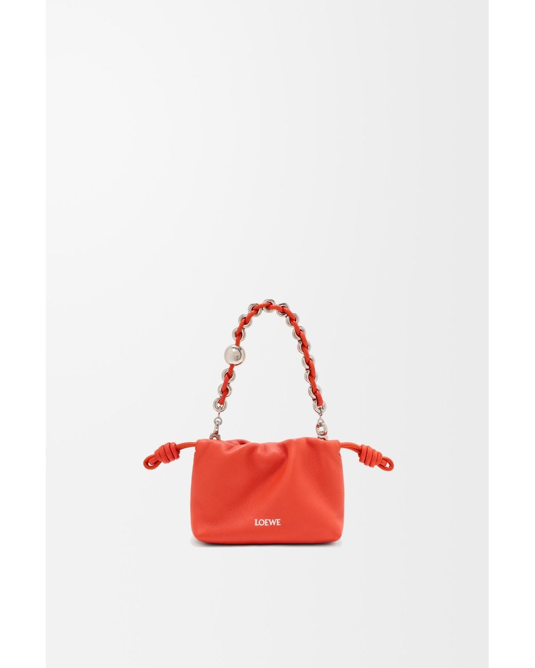 Loewe Red Nano Flamenco Purse