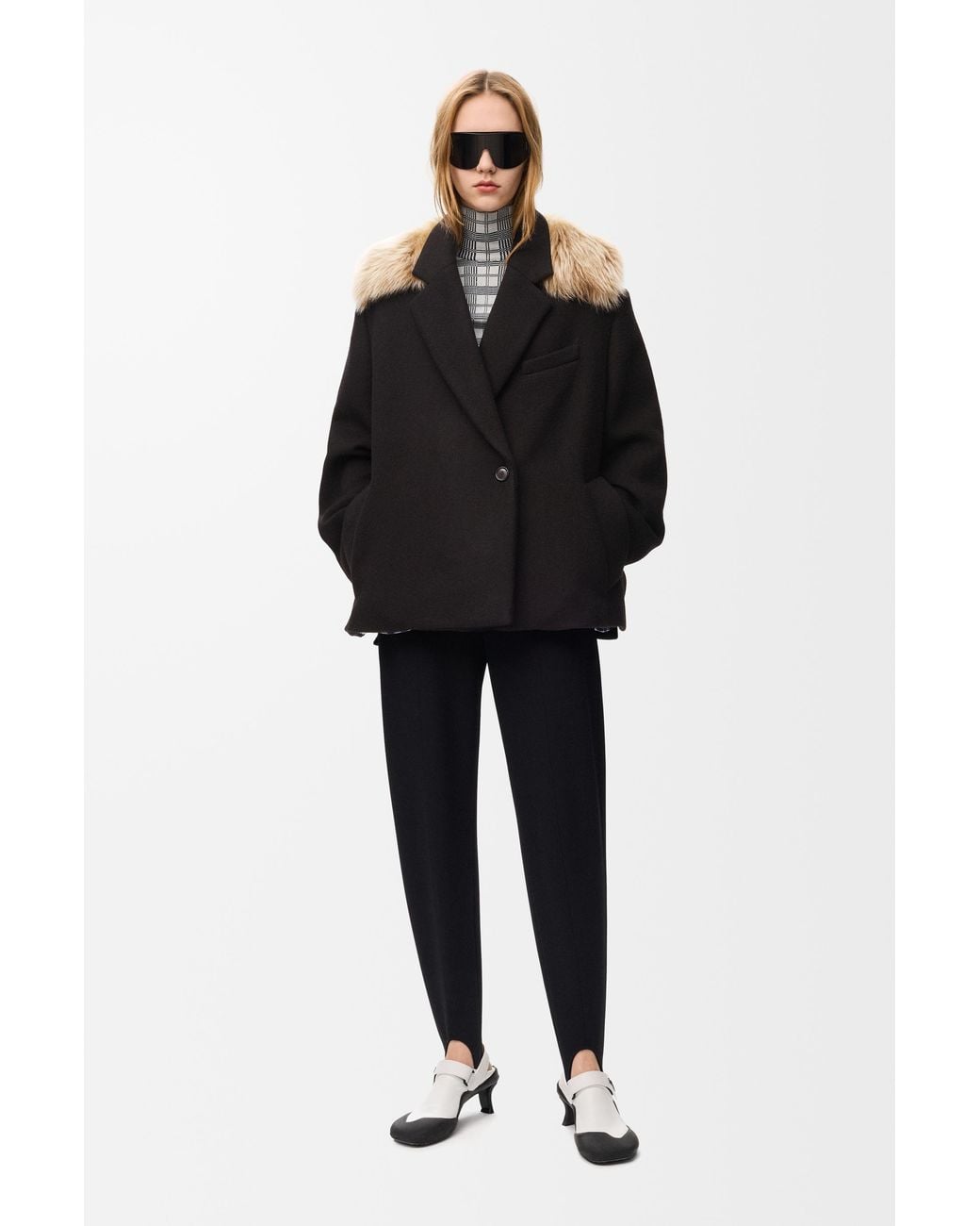 Loewe Black Short Coat