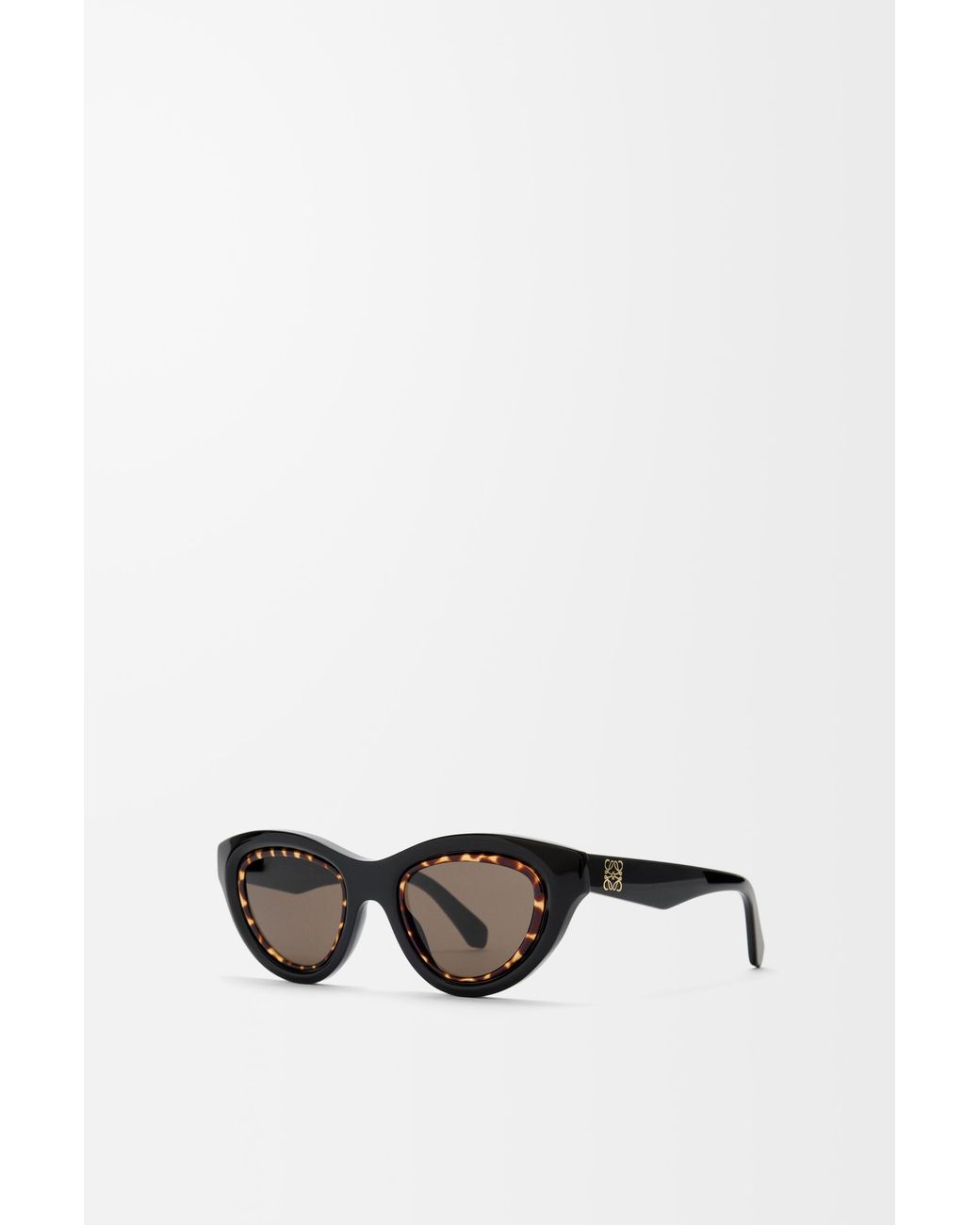 Loewe White Mini Anagram Cateye Sunglasses For