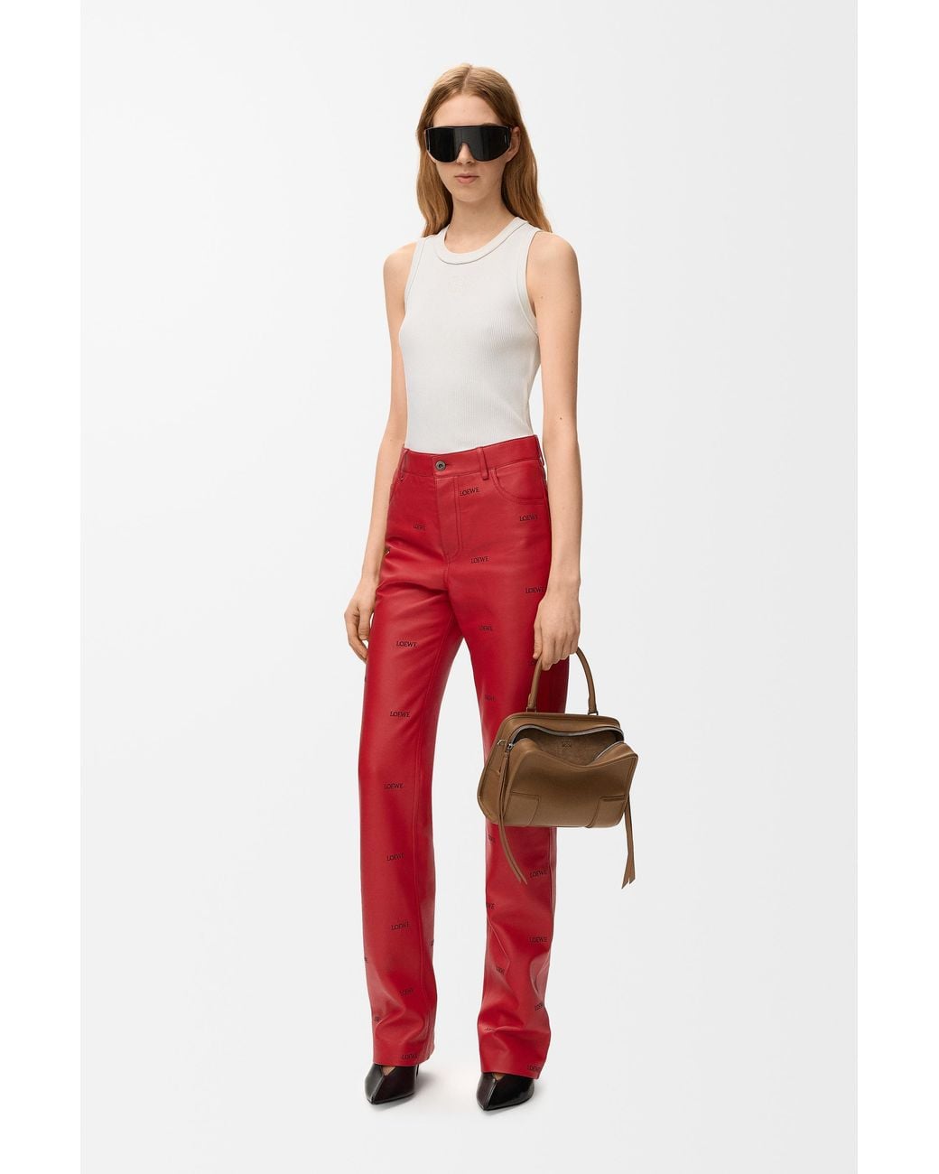 Loewe White Anagram Tank Top