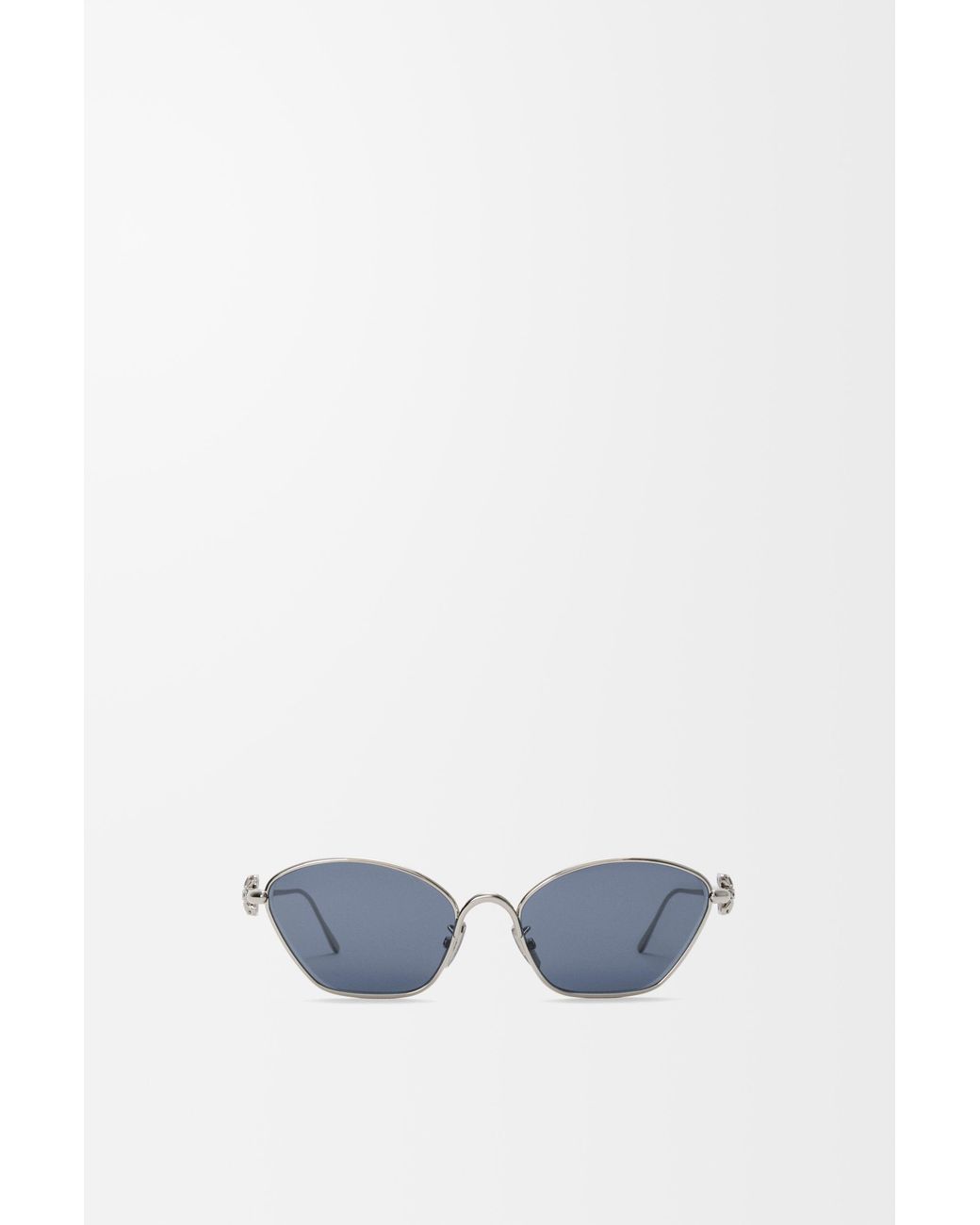 Loewe Blue Anagram Bombé Hexagon Sunglasses For