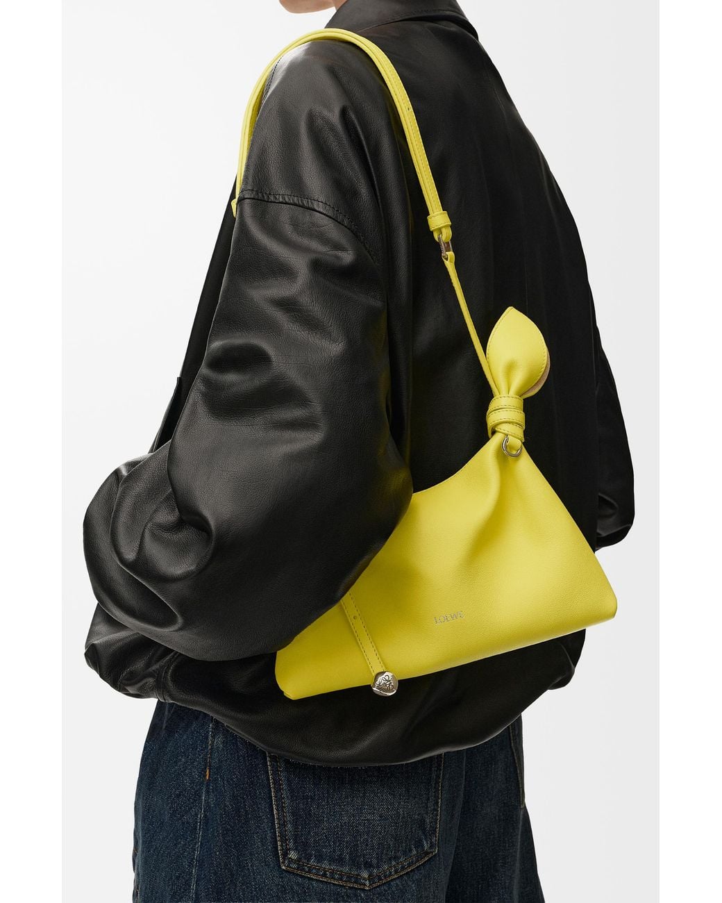 Loewe Yellow Mini Scarf Bag