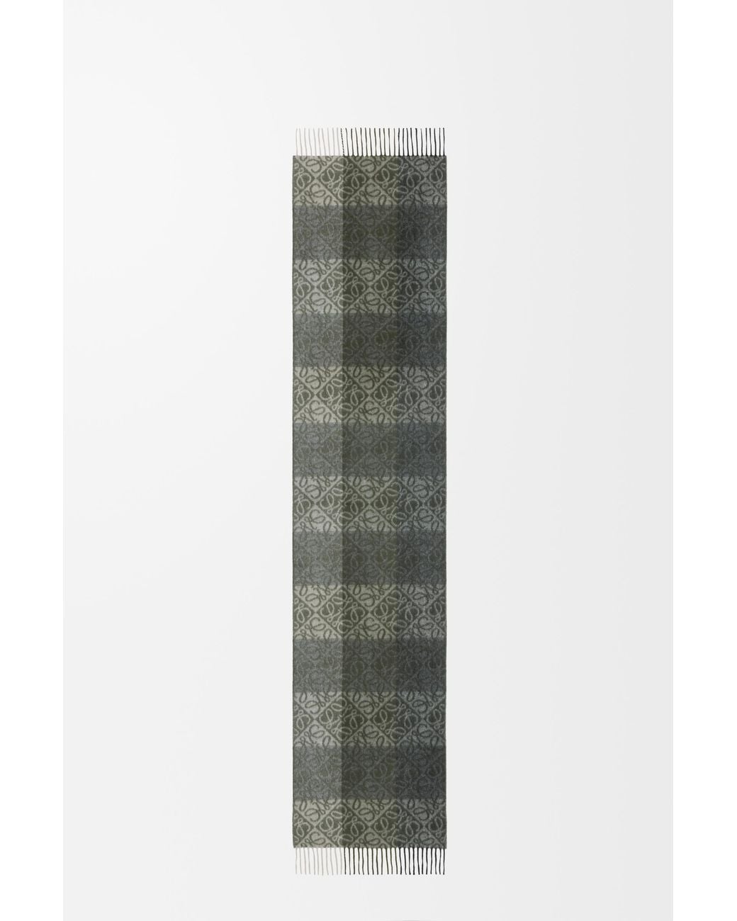 Loewe Gray Anagram Scarf