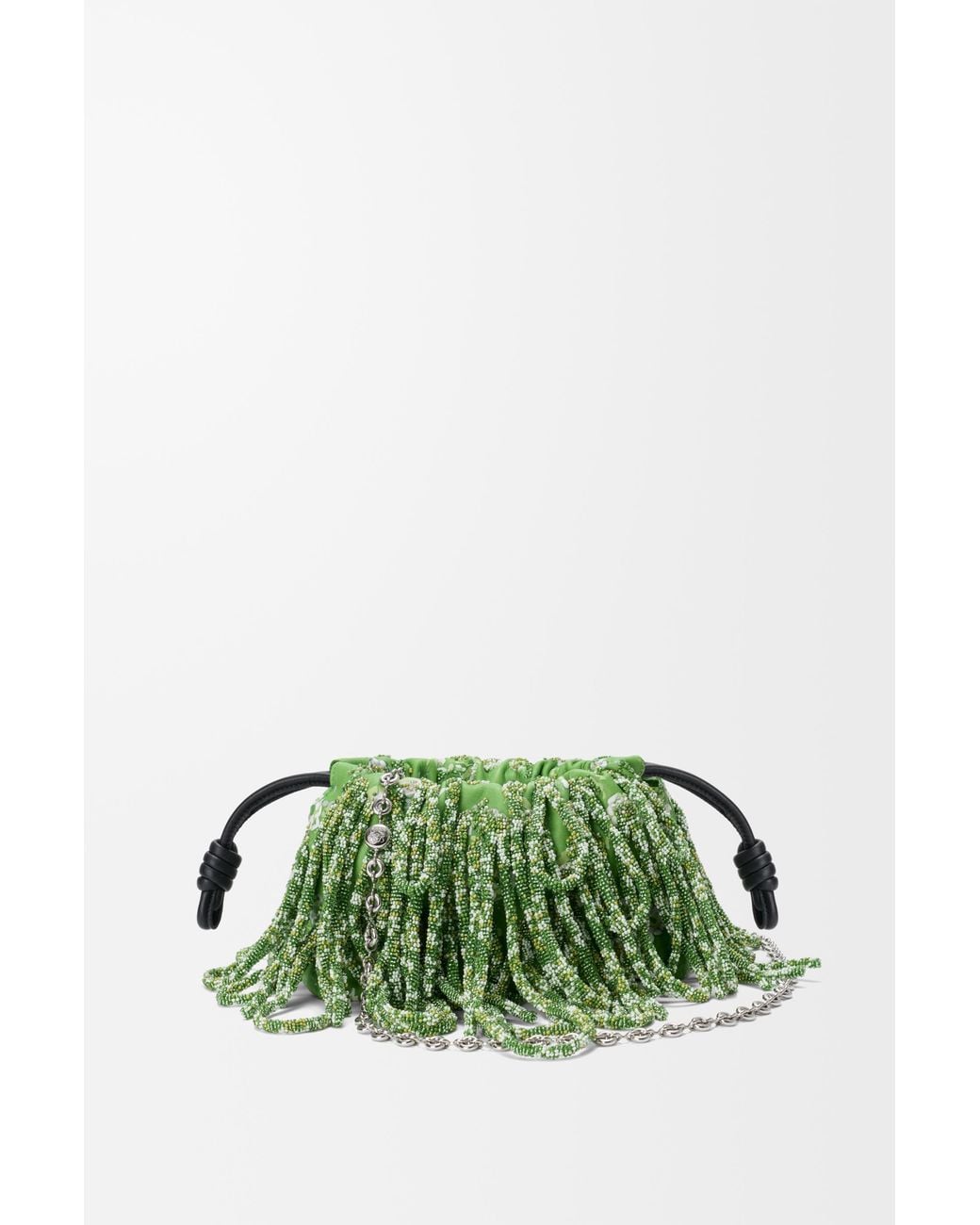Loewe Green Mini Flamenco Purse