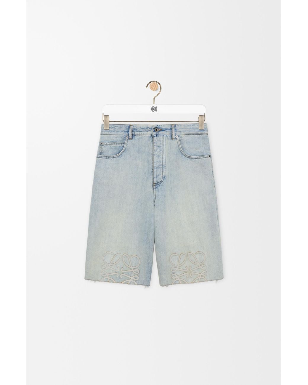 Loewe Blue Anagram Shorts for men