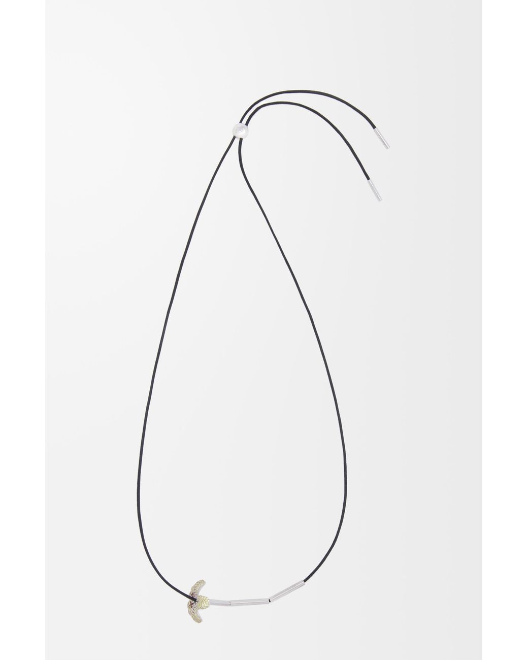 Loewe White Flor Necklace