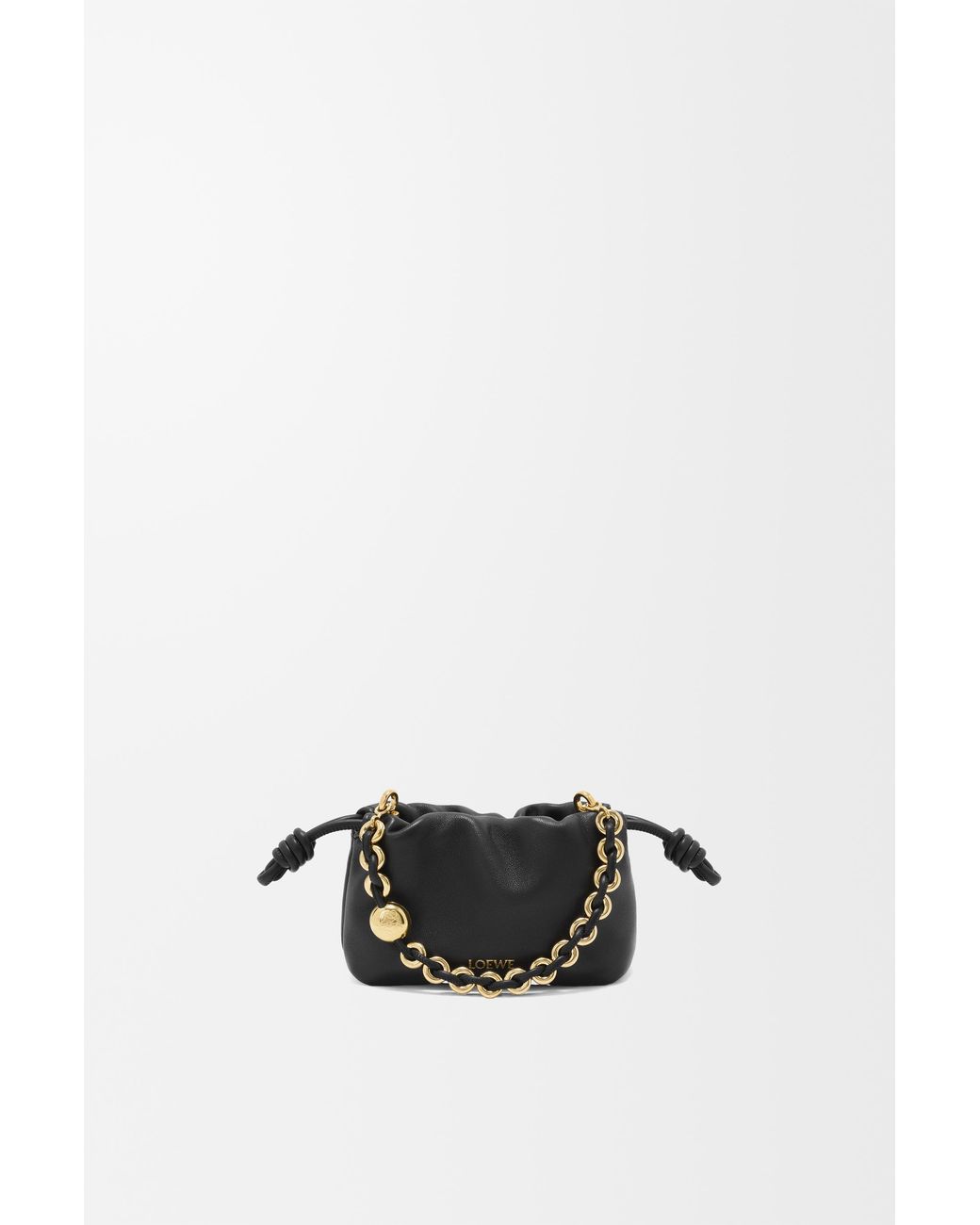 Loewe Black Nano Flamenco Purse