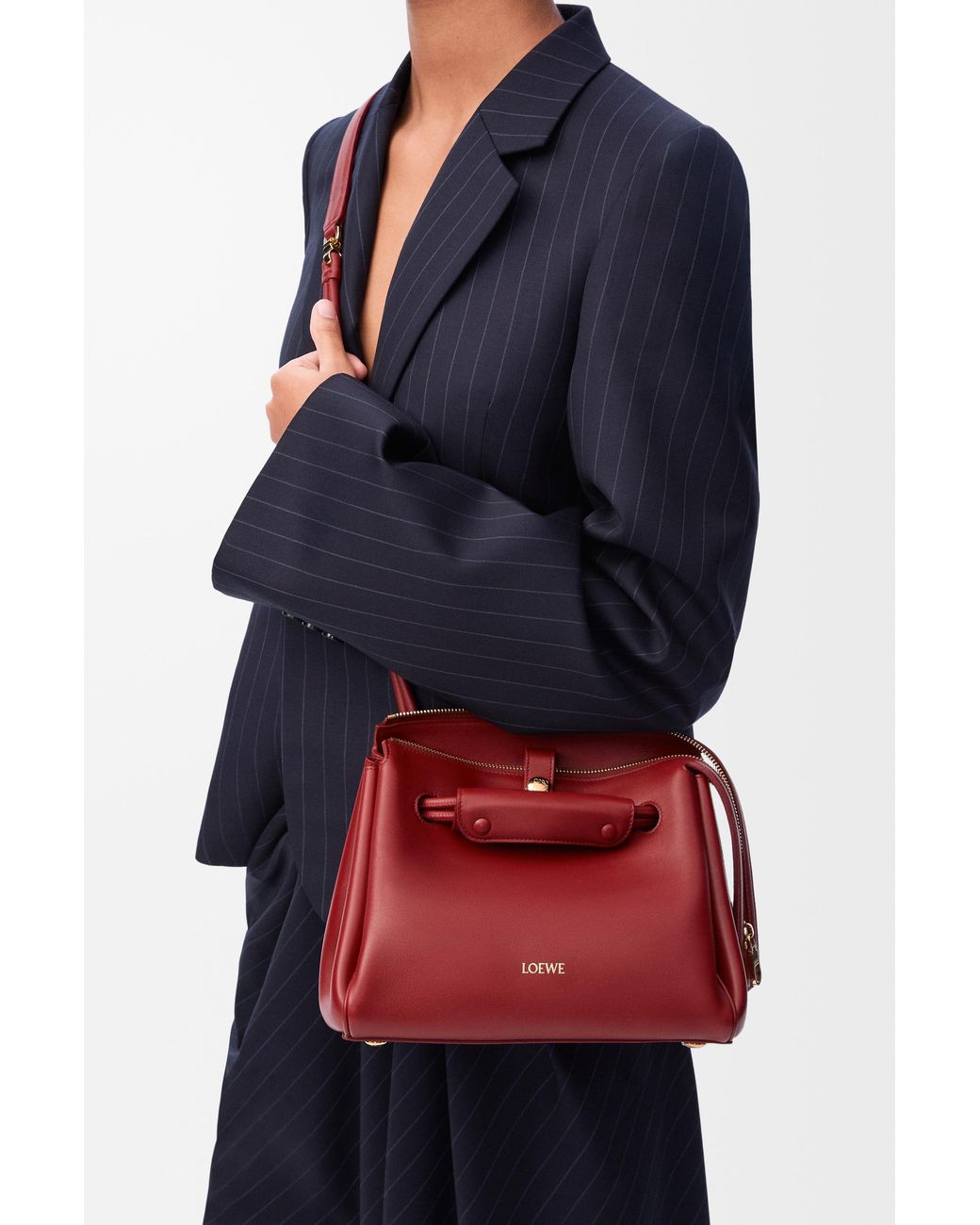 Loewe Red Small Madrid Bag