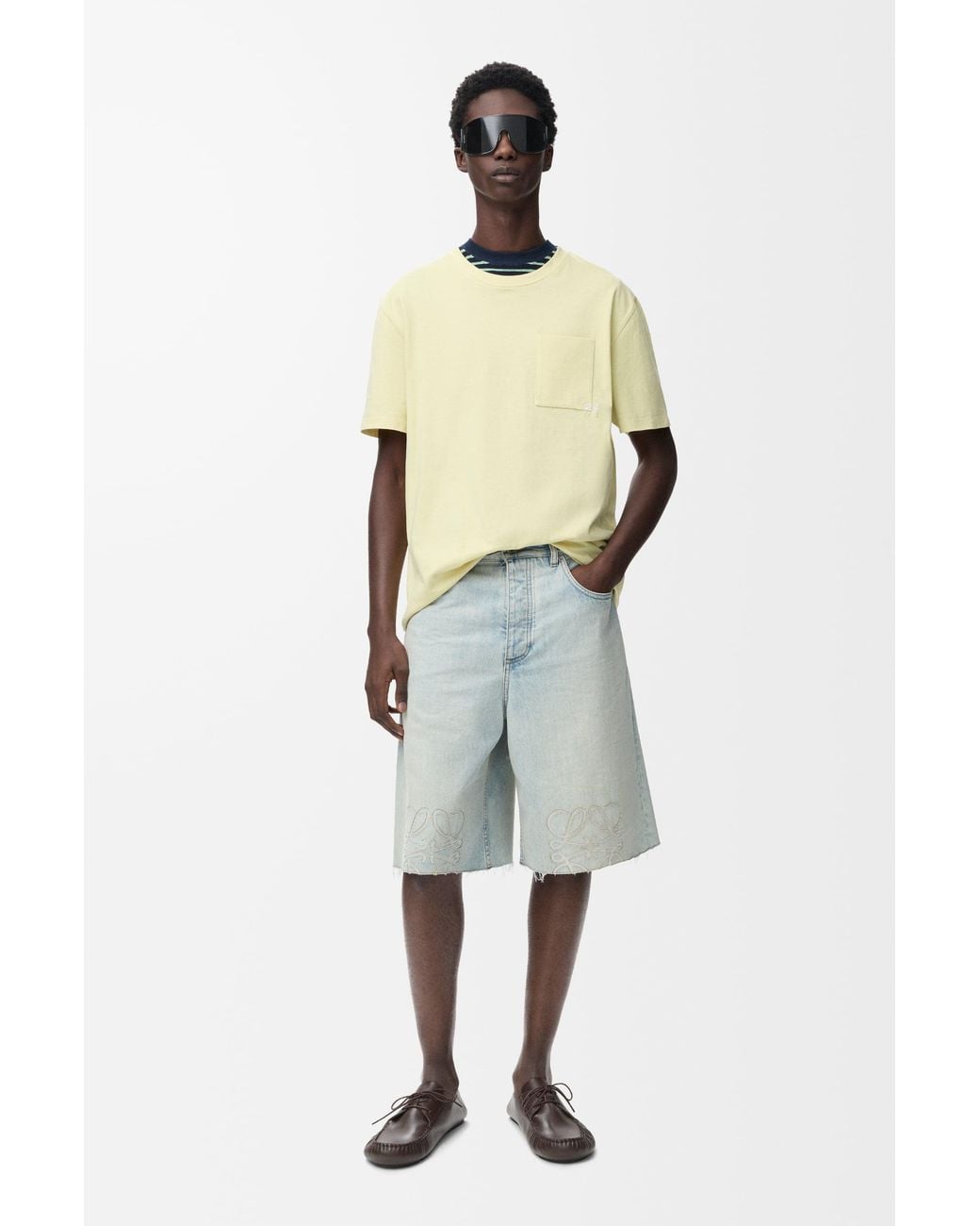 Loewe Yellow Relaxed Fit T-Shirt for men