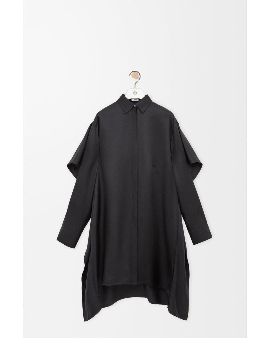 Loewe Black Cape Dress