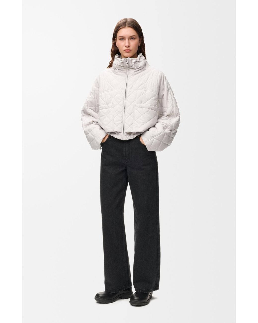 Loewe White Padded Jacket