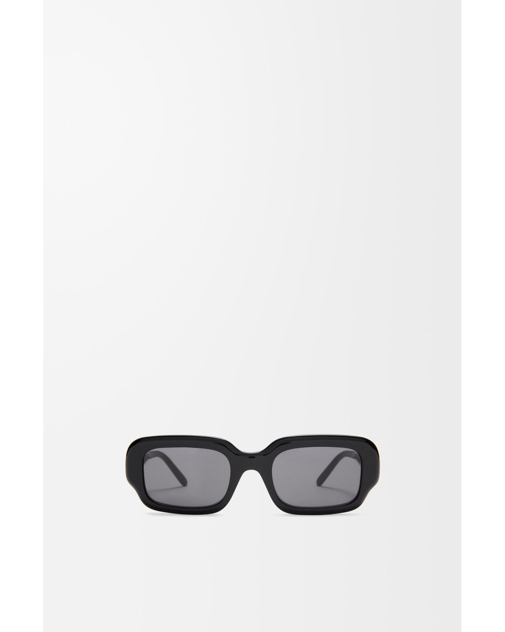 Loewe White Rectangular Slim Sunglasses