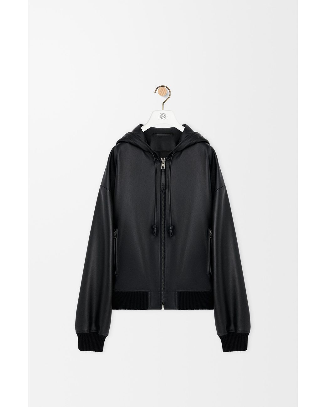 Loewe Black Hooded Jacket for men