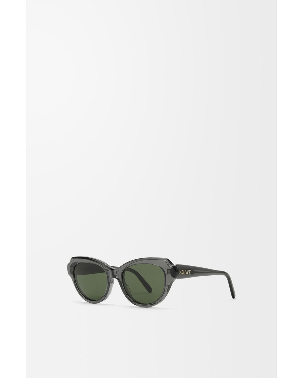 Loewe Green Swan Slim Sunglasses For