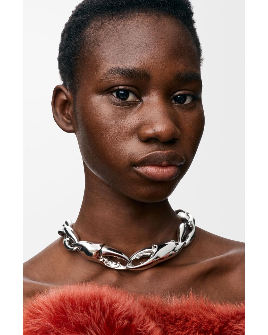 Loewe Metallic Claw Necklace For