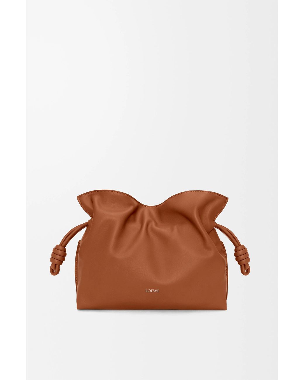 Loewe Brown Medium Flamenco Clutch