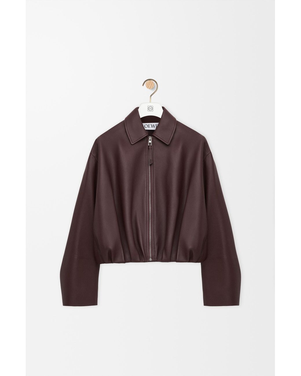 Loewe Brown Draped Jacket
