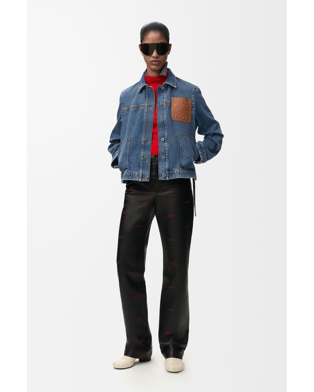 Loewe Blue Anagram Denim Jacket