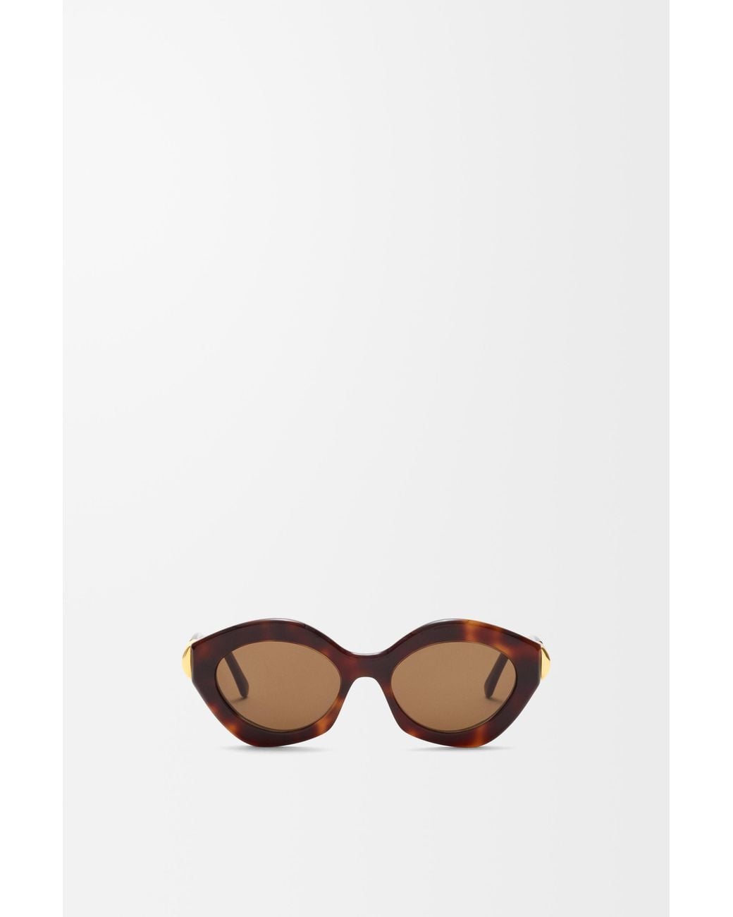 Loewe White Coil Cateye Sunglasses For