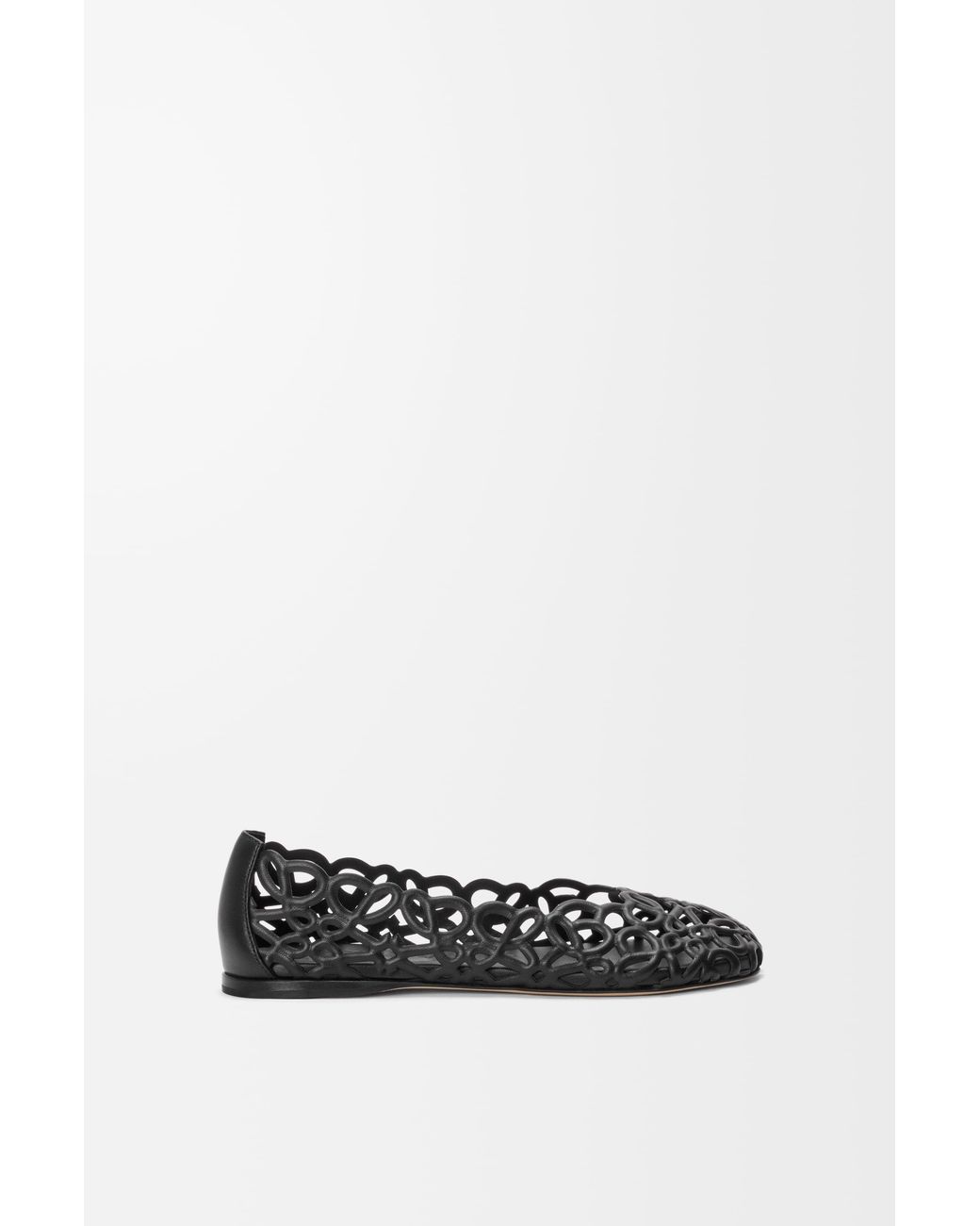 Loewe White Petal Anagram Ballerina