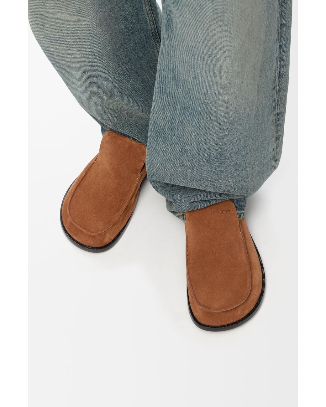 Loewe White Flex Loafer for men