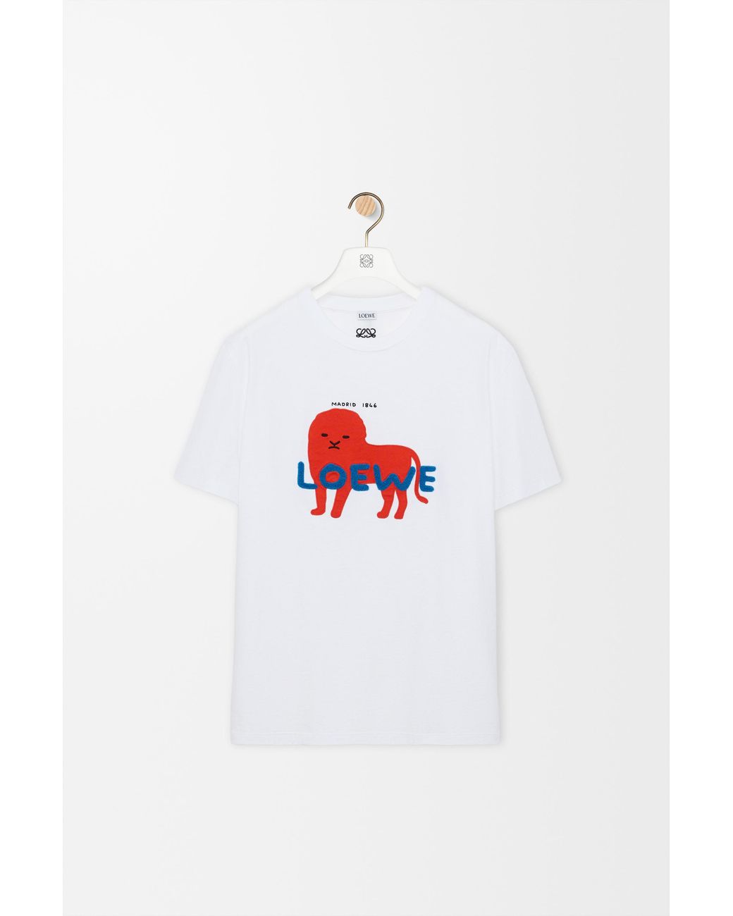Loewe White Relaxed Fit T-Shirt for men