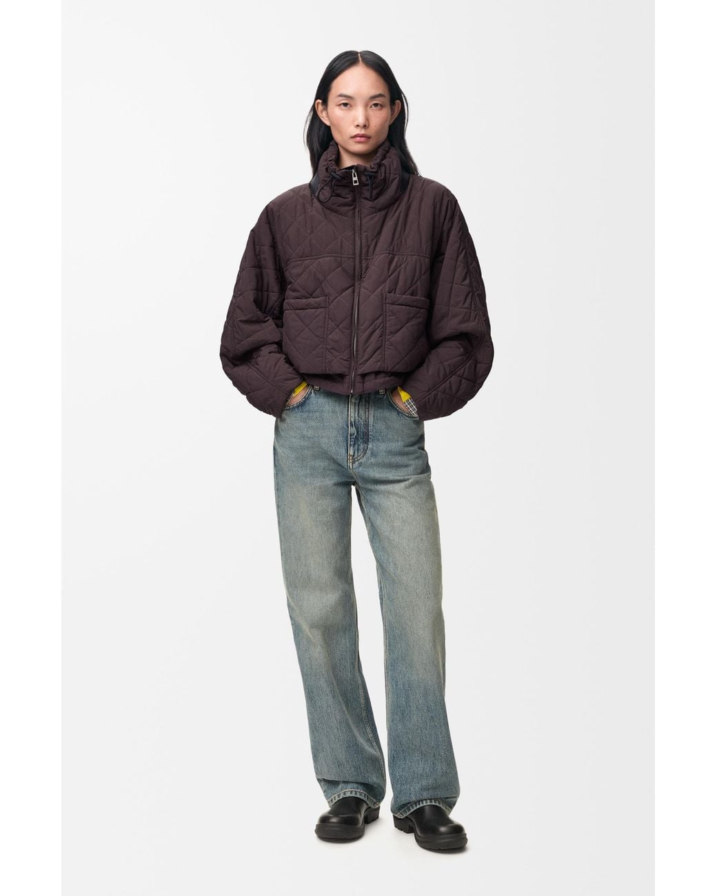 Loewe Purple Padded Jacket
