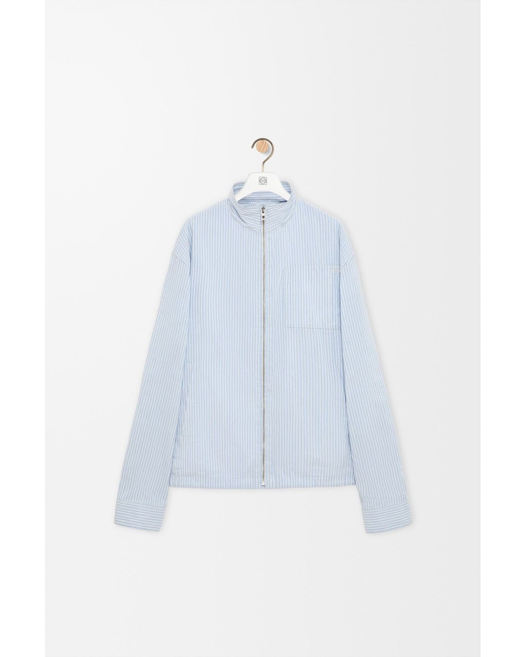 Loewe Blue Zip-Up Jacket for men