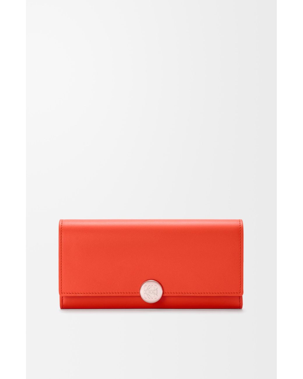 Loewe Red Pebble Continental Wallet