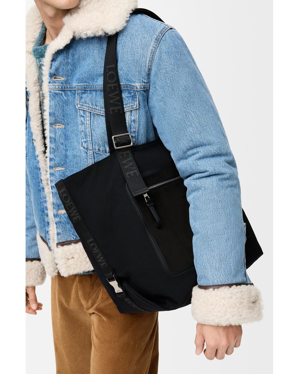 Loewe Black Flex Zipped Tote for men