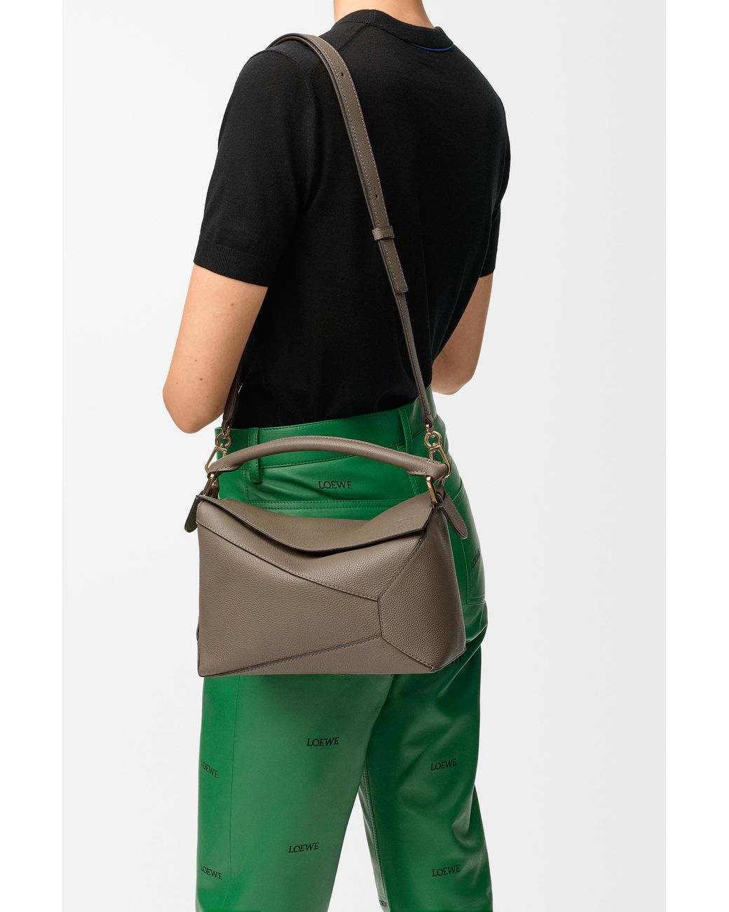 Loewe Gray Small Puzzle Edge Bag