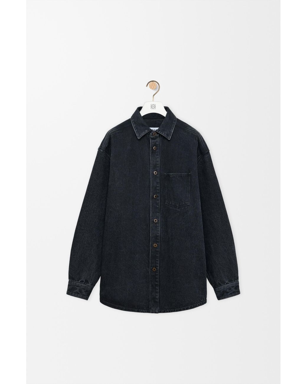 Loewe Blue Anagram Overshirt for men