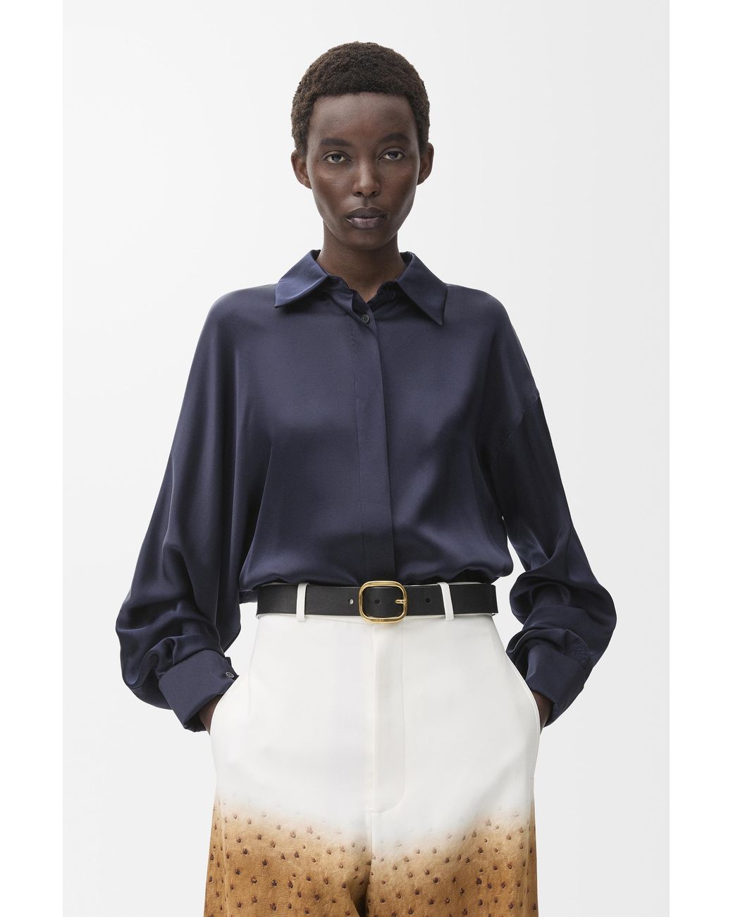 Loewe Blue Rounded Soft Belt