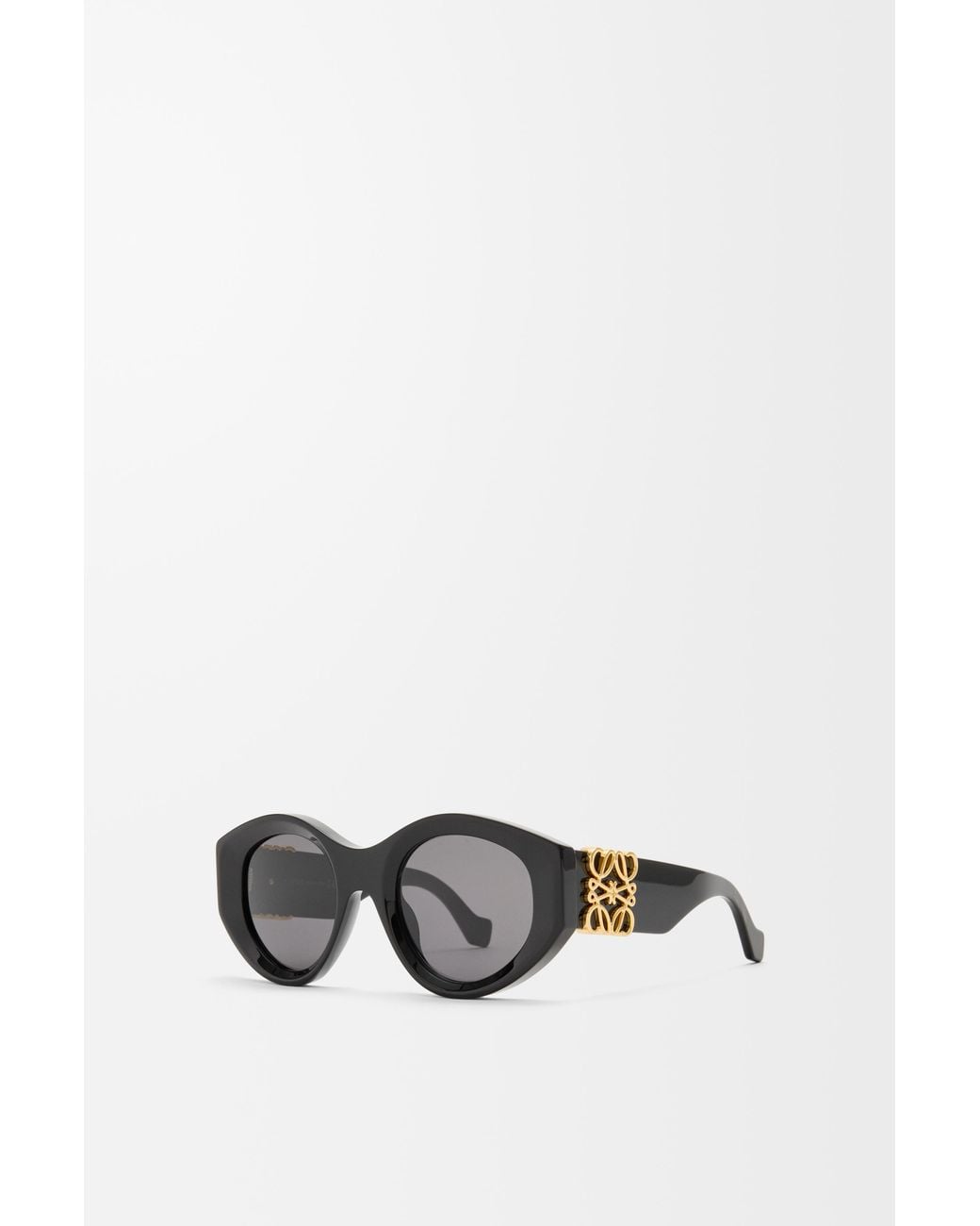 Loewe Black Maxi Anagram Butterfly Sunglasses For