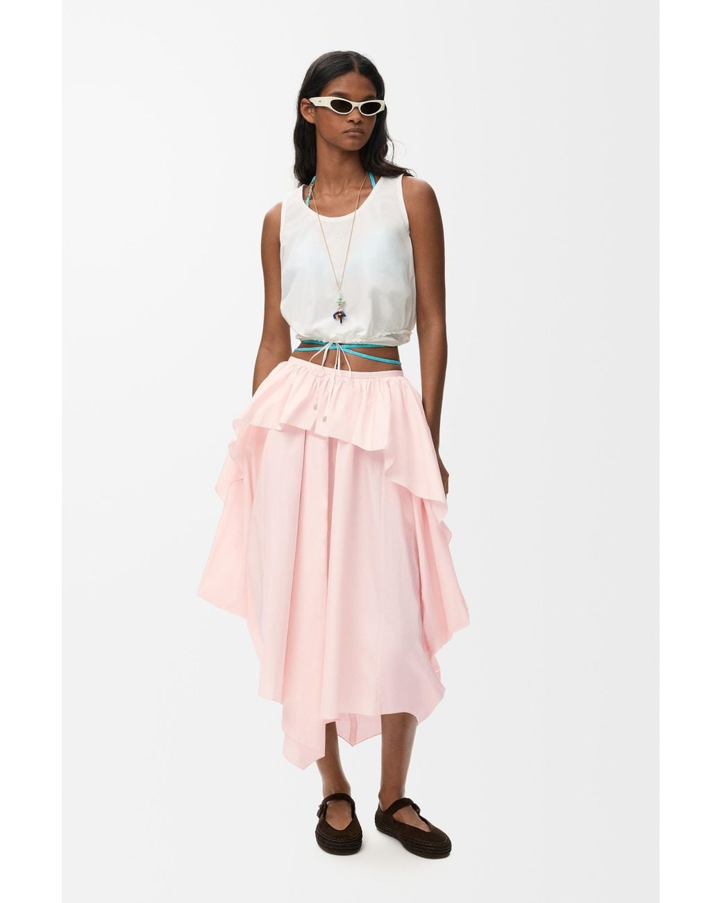 Loewe Pink Skirt