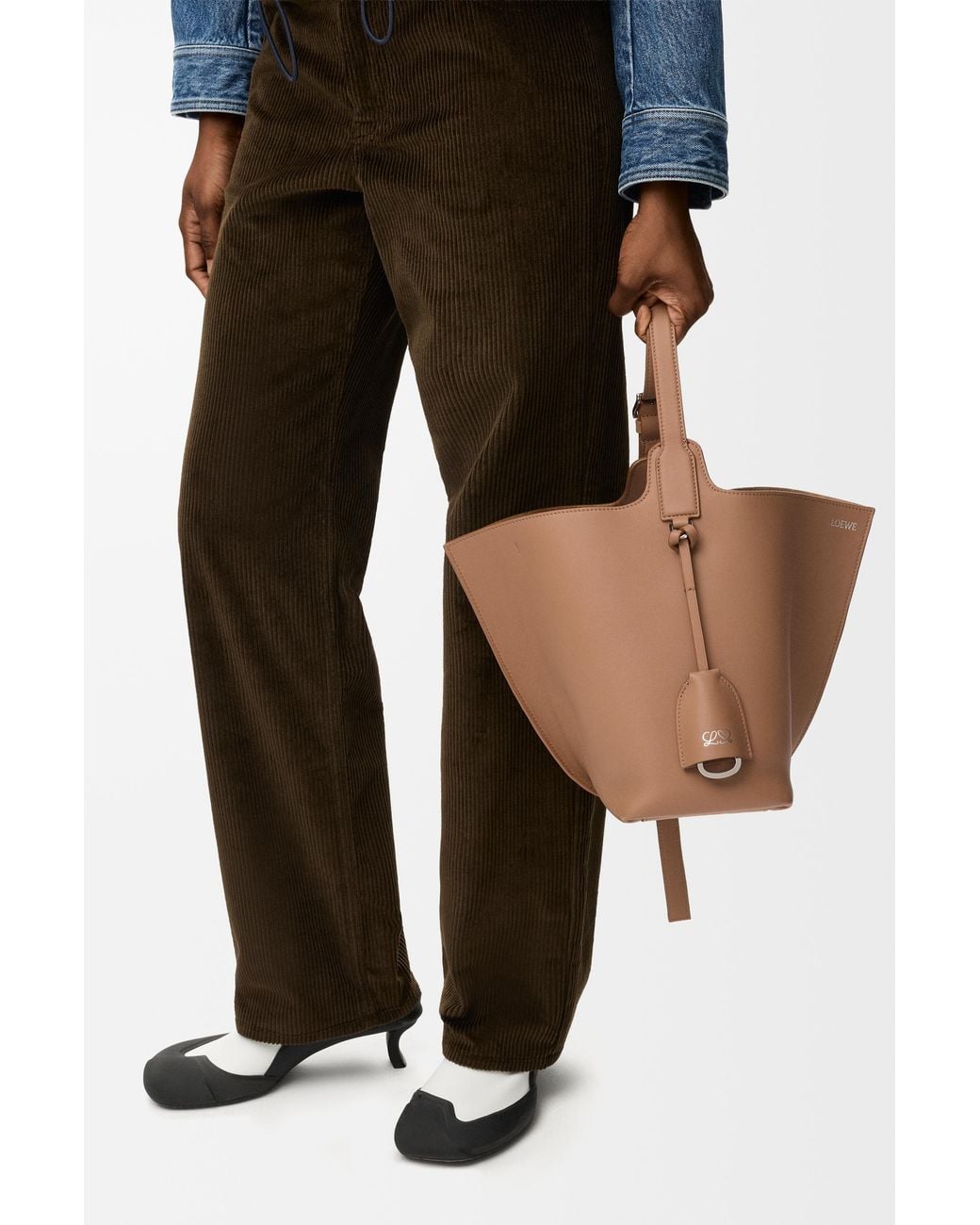 Loewe White Medium Bilbao Bucket