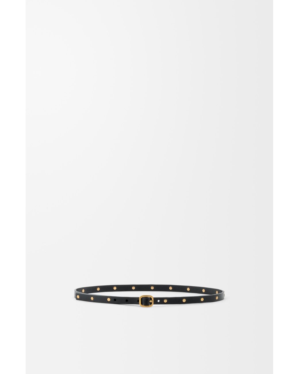Loewe White Rounded Soft Belt