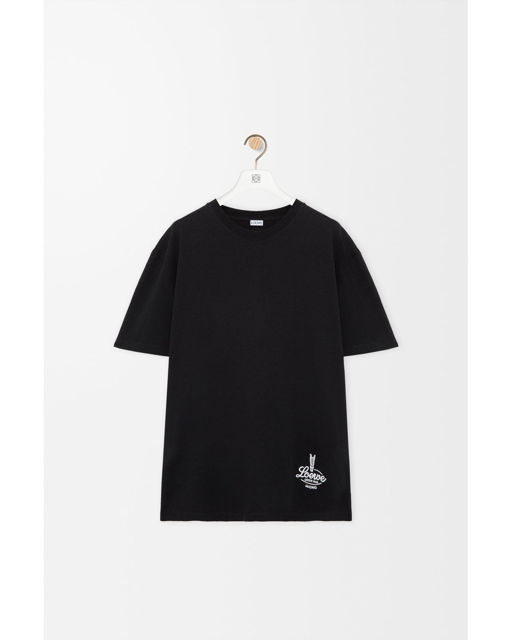 Loewe Black Relaxed Fit T-Shirt for men