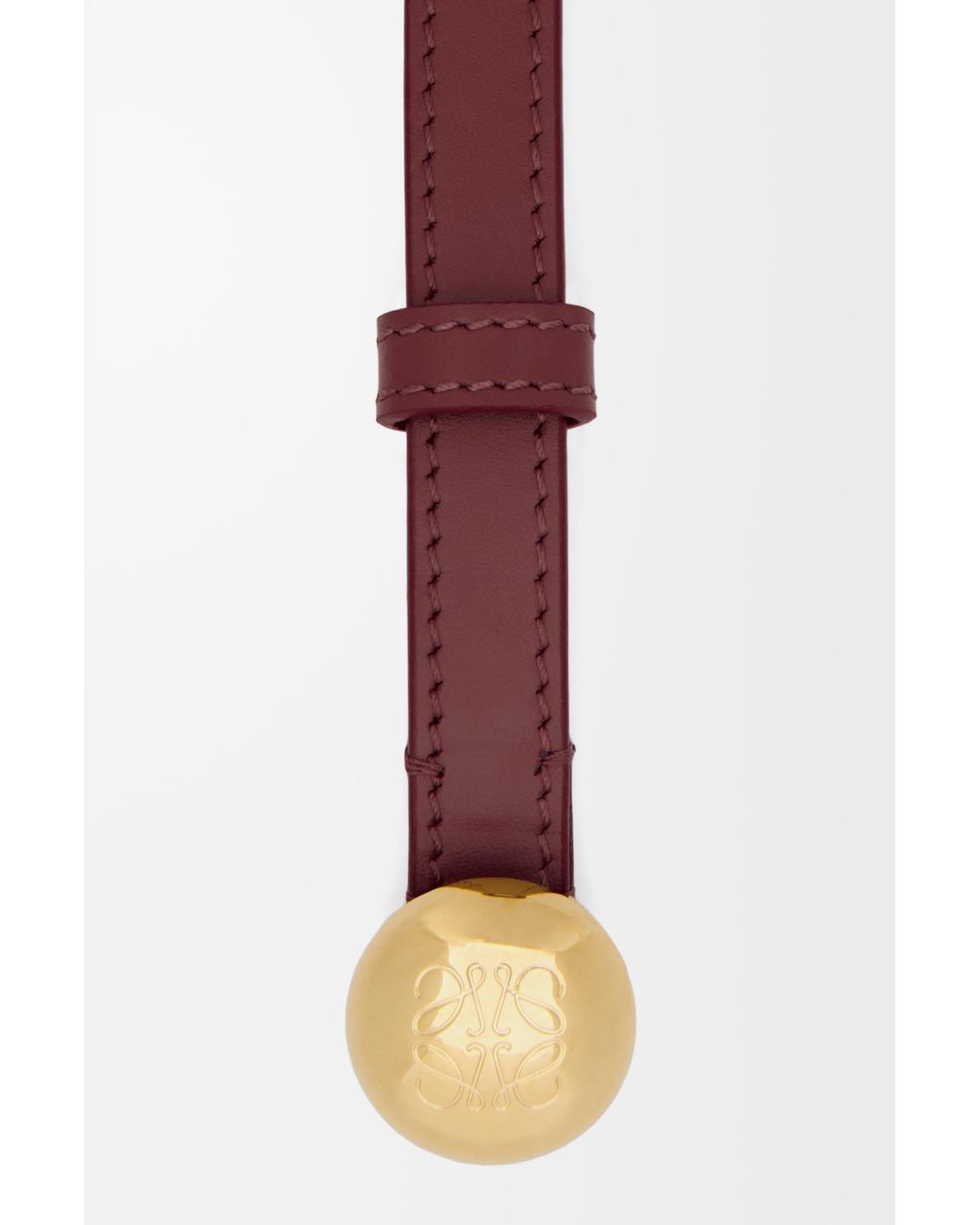 Loewe White Pebble Belt