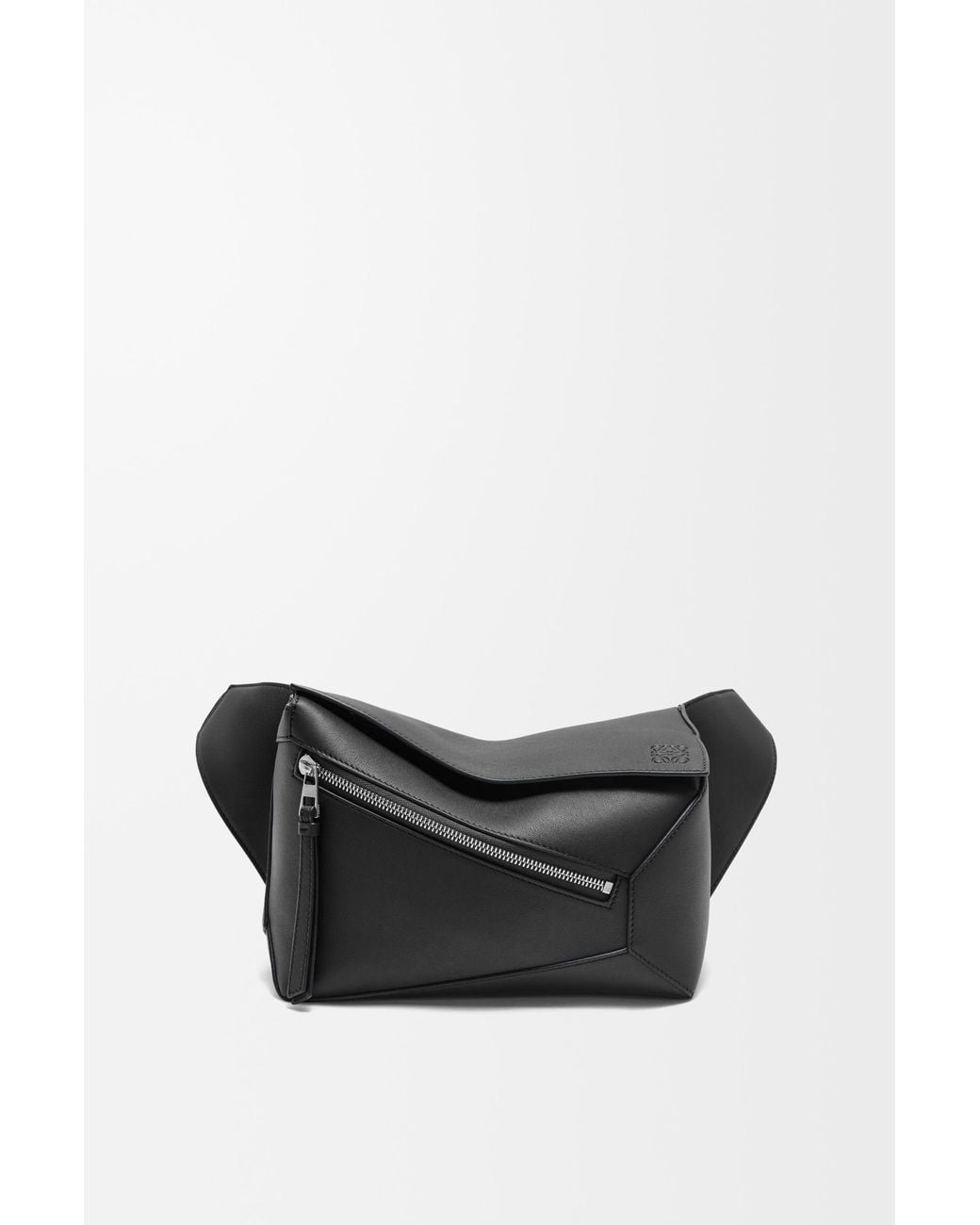 Loewe Black Small Puzzle Bumbag In Classic Calfskin for men