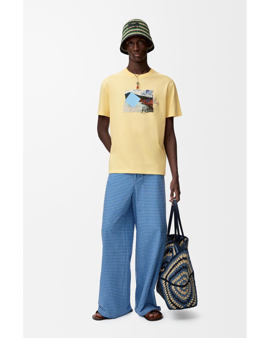 Loewe Metallic Relaxed Fit T-Shirt for men
