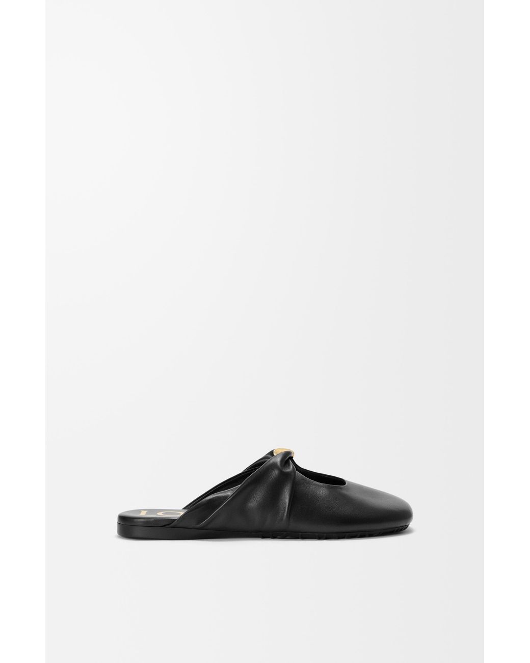 Loewe Black Pebble Soft Mule