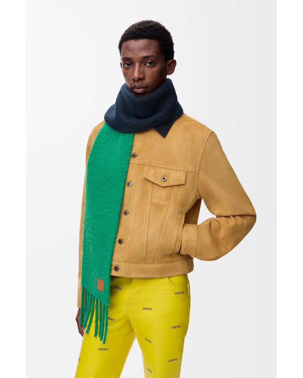 Loewe Green Scarf
