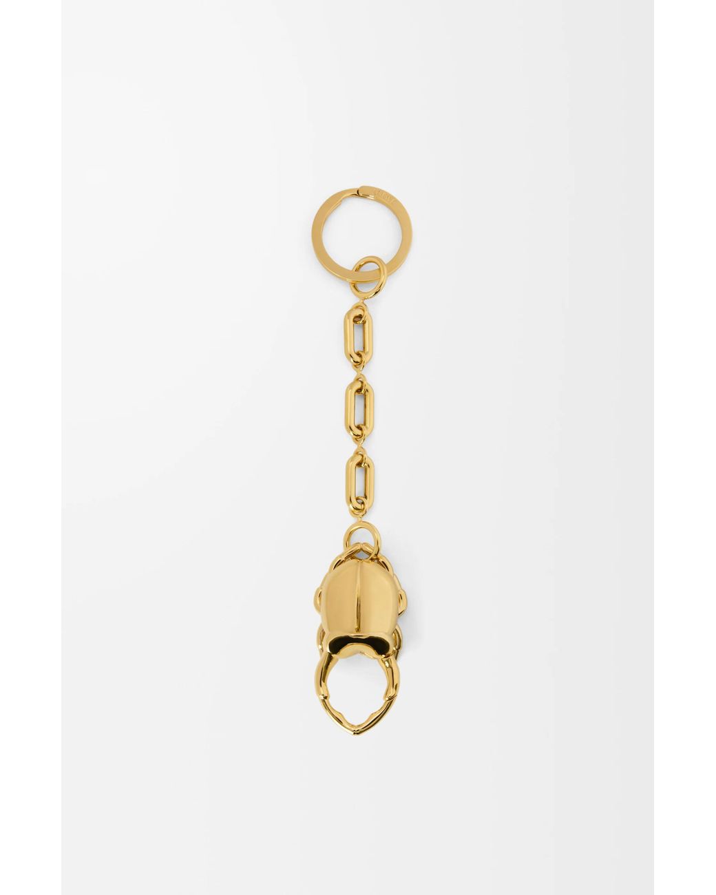 Loewe White Beetle Carabiner Charm For