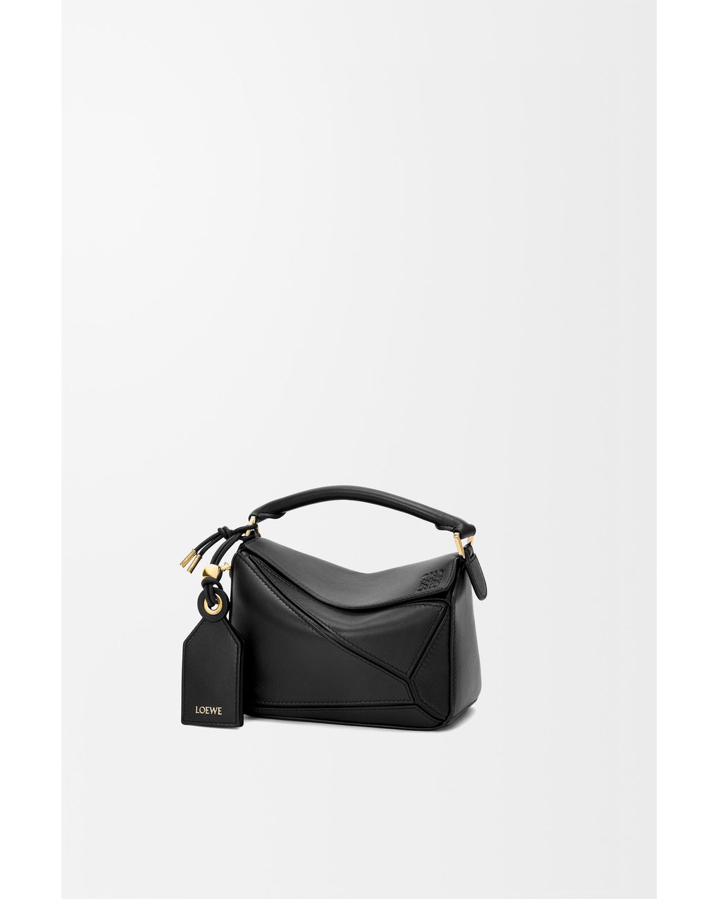 Loewe Black Mini Featherlight Puzzle Bag