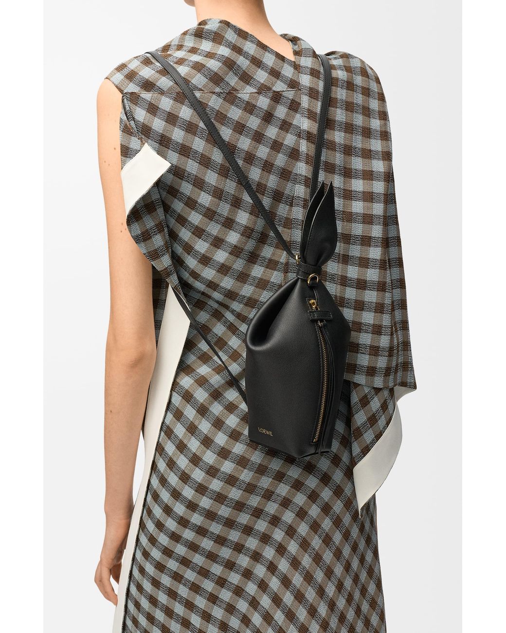 Loewe Black Scarf Backpack