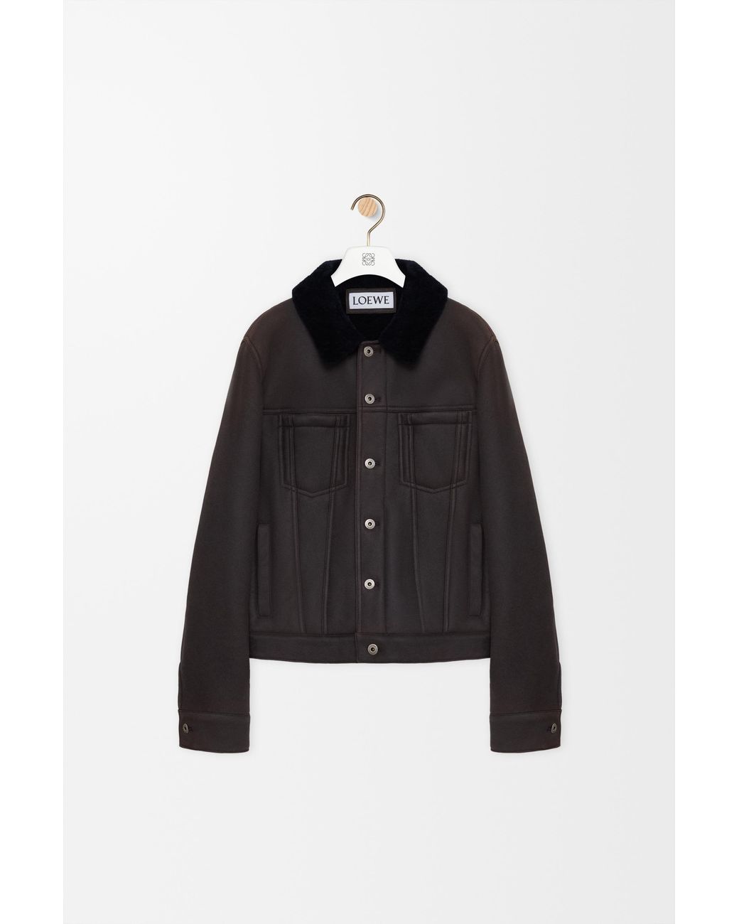 Loewe Black Trucker Jacket for men